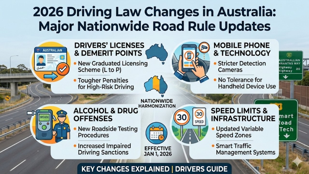 2026 Driving Law Changes in Australia: Major Nationwide Road Rule Updates