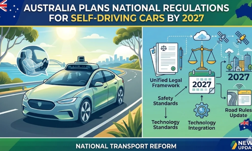 Australia Plans National Regulations for Self-Driving Cars by 2027