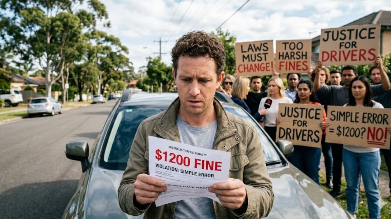 Australian Driver Fined $1200 for Simple Error, Public Demands Law Change