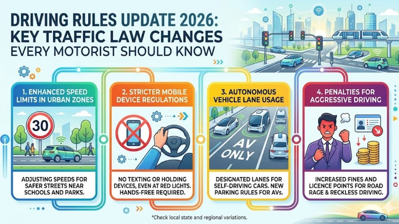Driving Rules Update 2026: Key Traffic Law Changes Every Motorist Should Know