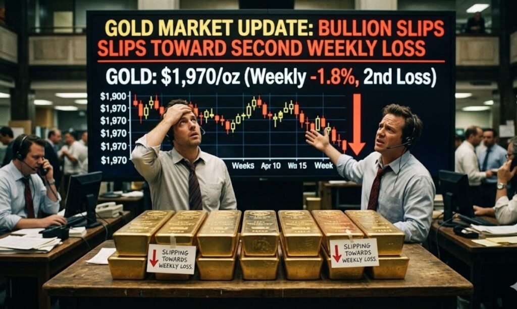 Gold Market Update: Bullion Slips Toward Second Weekly Loss