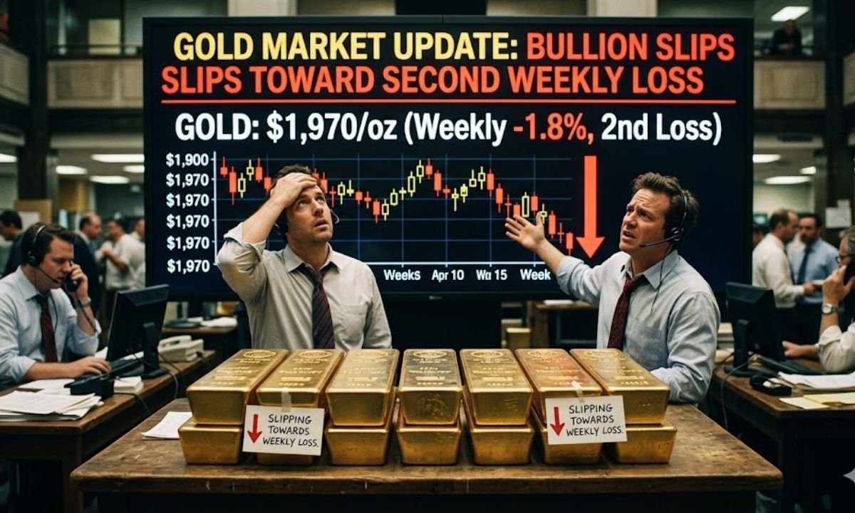 Gold Market Update: Bullion Slips Toward Second Weekly Loss