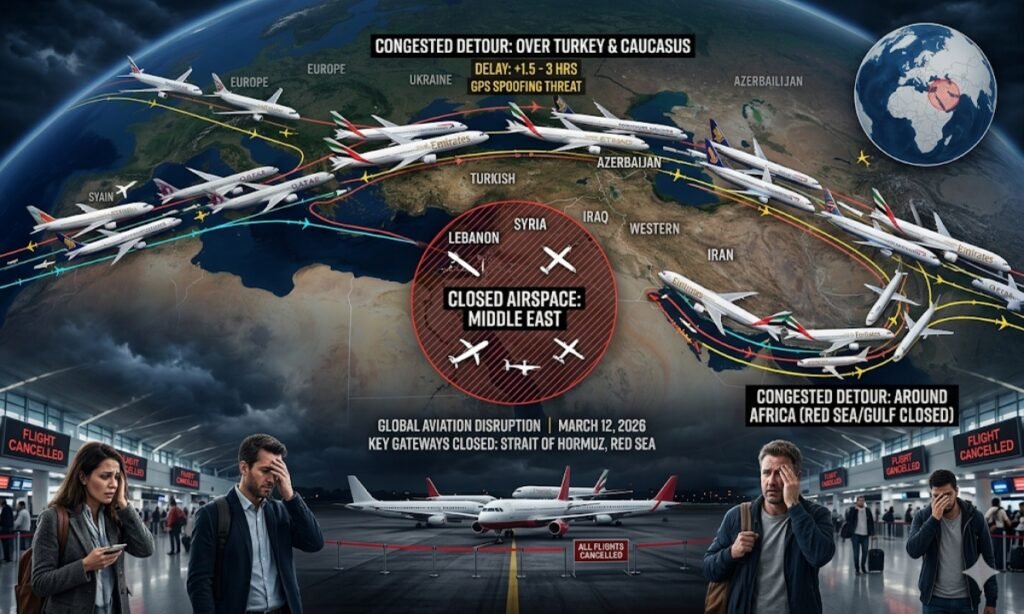 The Hole in the Sky: How Middle East Airspace Closures Are Disrupting Global Aviation