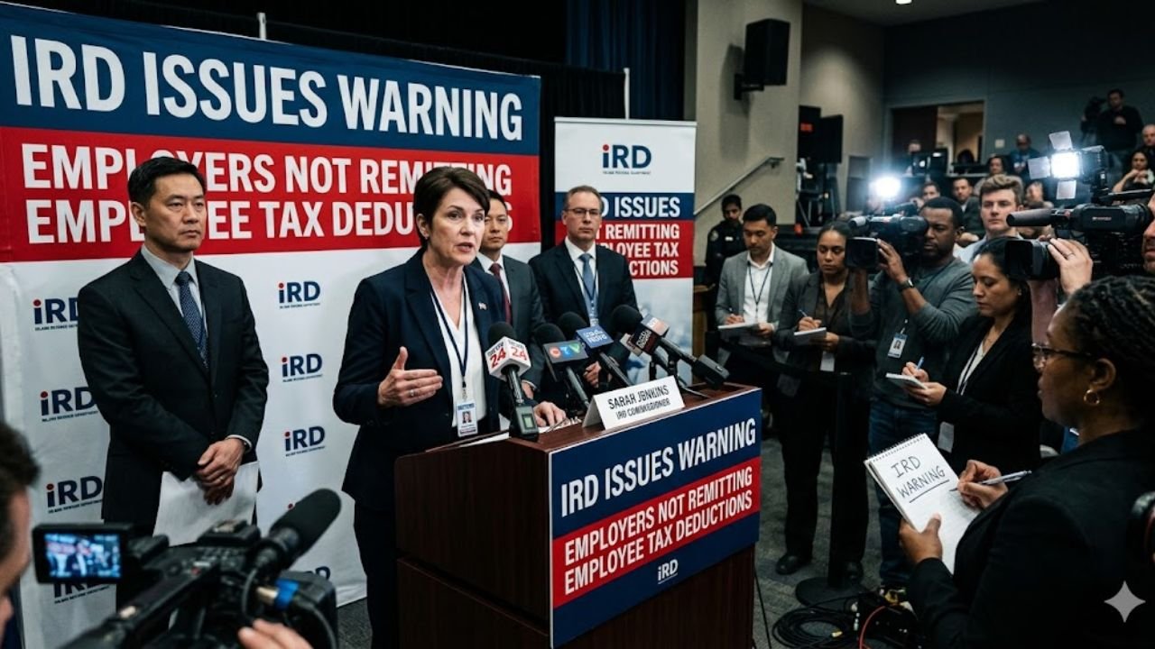 IRD Issues Warning: Employers Not Remitting Employee Tax Deductions