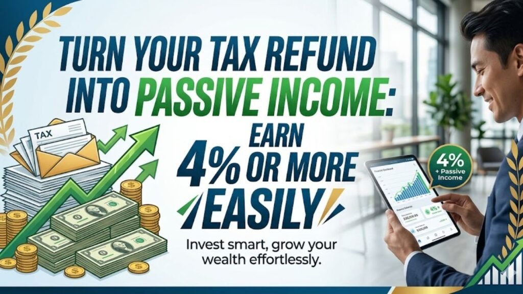 Turn Your Tax Refund Into Passive Income: Earn 4% or More Easily