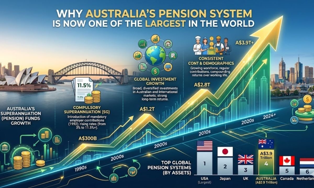 Why Australia’s Pension System Is Now One of the Largest in the World